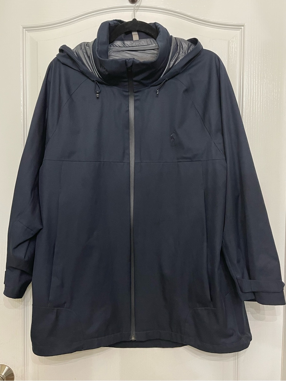 Polo Ralph Lauren Navy Hooded Raincoat